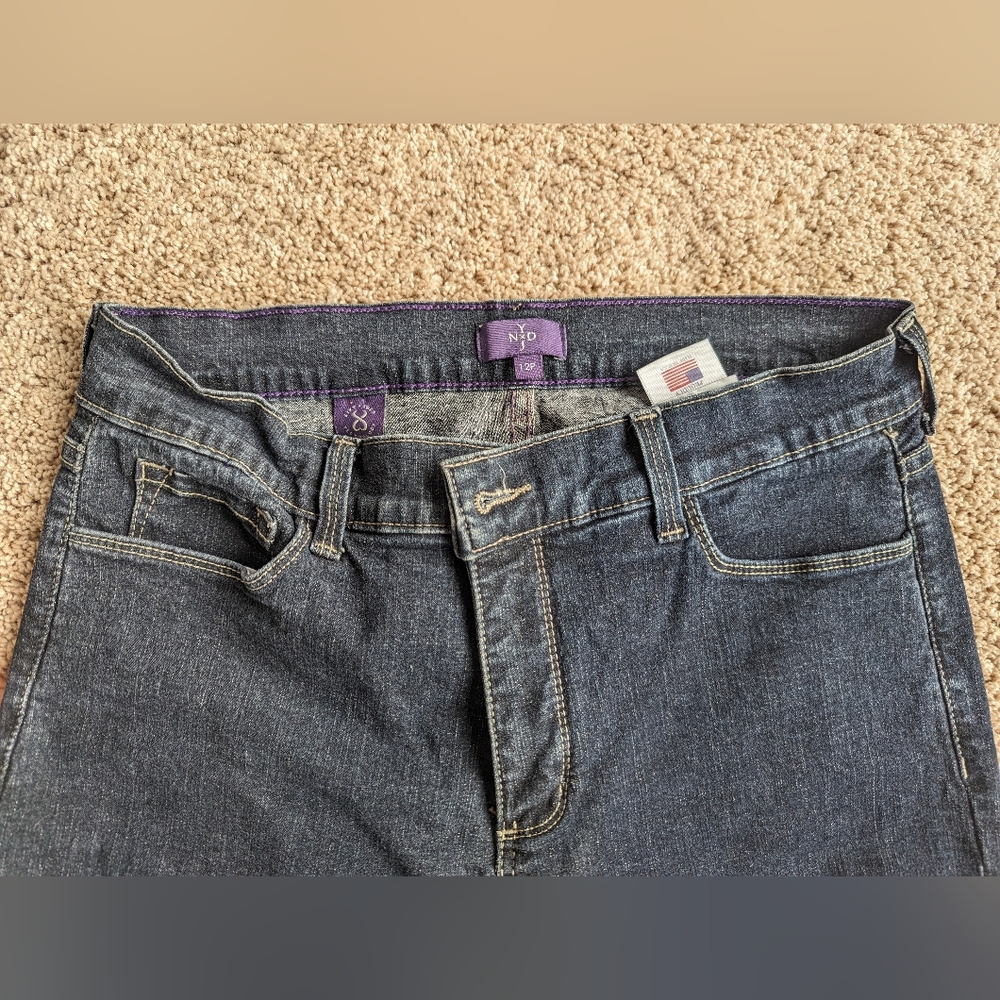 NYDJ Barbara Bootcut Dark Wash - Size 12p